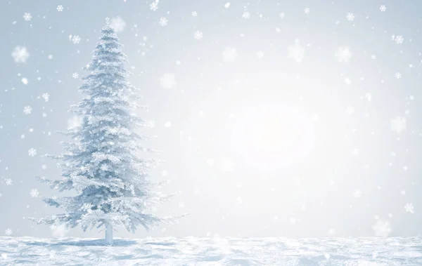 kar taneleri ile mutlu noeller - İllüstrasyon