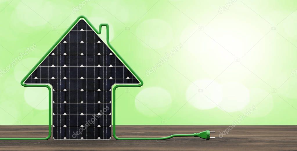 Photovoltaics Power Plug Illustration