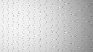 arka plan olarak soyut altıgen desen - 3d İllüstrasyon