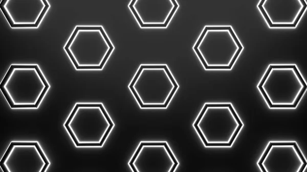 Abstract Hexagon Pattern Background Illustration — Stock Photo, Image