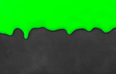 desenli arkaplan önünde soyut renk sıvısı akışı - 3B Görüntü