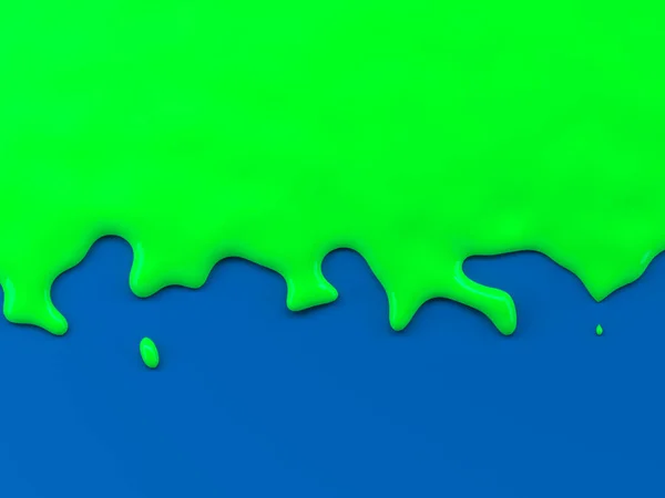 テクスチャ背景の前の抽象的な色液の流れ 3Dイラスト — ストック写真