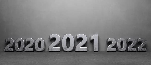 Abstrato Feliz Perto Ano 2021 Símbolo Ilustração — Fotografia de Stock