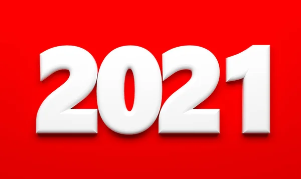 Nuovo Anno 2021 Numeri Come Elemento Grafico Fronte Allo Sfondo — Foto Stock