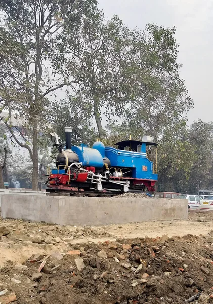 2018年12月12日 インド ルックナー 小型鉄道模型を修理 — ストック写真