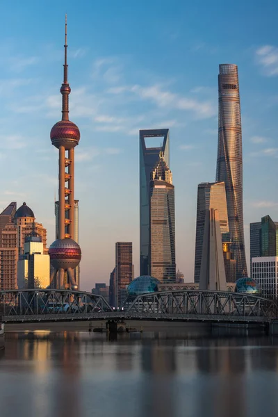 Shanghais skyline — Stockfoto