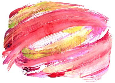 Soyut suluboya ve guaj sıçraması arka plan benzer el çizilmiş boyama. Soyut boyama, duvar kağıtları, posterler, kartlar, davetiyeler, web siteleri için trendy bir arka plan olarak kullanılabilir