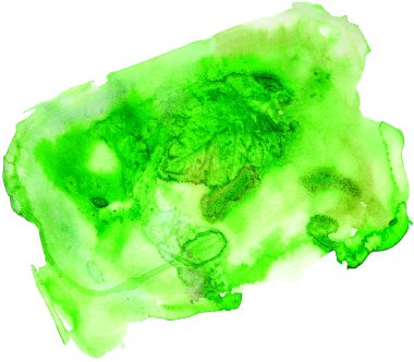 Suluboya soyut sıçrama arka plan benzer el çizilmiş boyama beyaz izole. Soyut boyama, duvar kağıtları, posterler, kartlar, davetiyeler, web siteleri için trendy bir arka plan olarak kullanılabilir