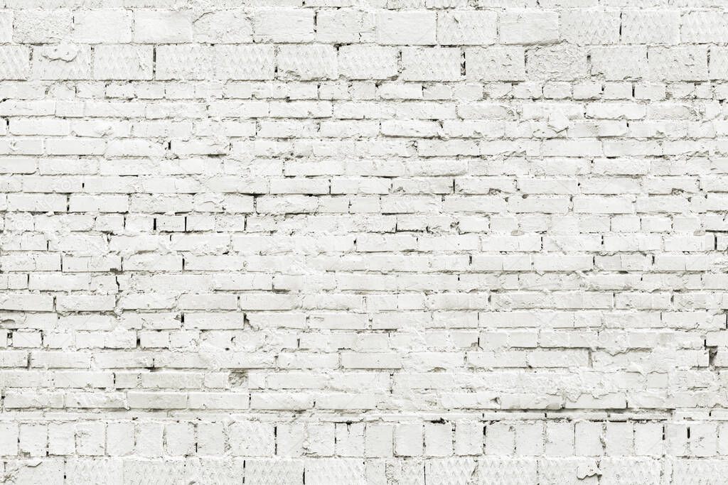Aged White Gray Brick Wall Background Old Whitewashed Texture Horizontal Seamless 386051420 Larastock - Brick Wall Texture White