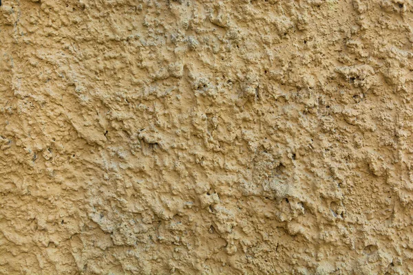 Όμορφος Τοίχος Διακοσμητική Πέτρα Κίτρινο Τσιμεντένιο Τοίχο Ανοιχτό Καφέ Τσιμεντένιο — Φωτογραφία Αρχείου