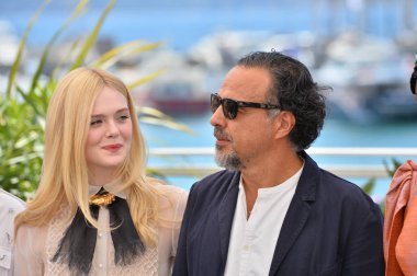Elle Fanning & Alejandro Gonzalez Inarritu
