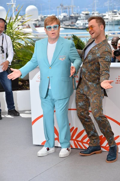 Elton John & Taron Egerton — Foto de Stock
