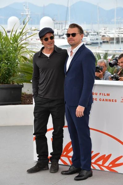 Brad Pitt y Leonardo DiCaprio — Foto de Stock