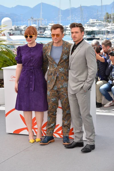 Bryce Dallas Howard, Taron Egerton & Richard Madden — Stock Photo, Image