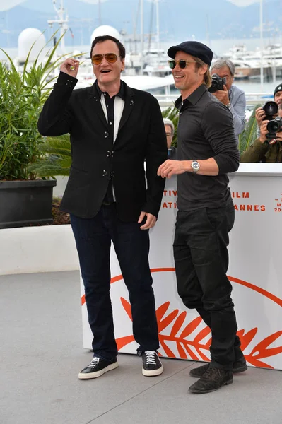 Brad Pitt & Quentin Tarantino — Stock fotografie