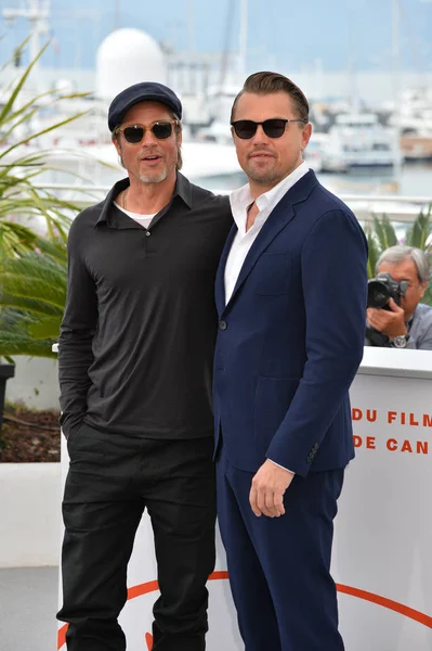 Brad Pitt & Leonardo DiCaprio — Stock Photo, Image