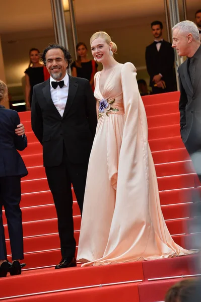 Alejandro Gonzalez Inarritu & Elle Fanning — Stock fotografie