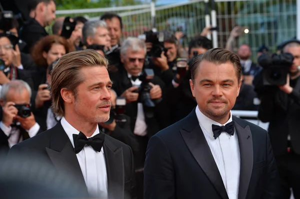 Brad Pitt & Leonardo DiCaprio — Stok Foto