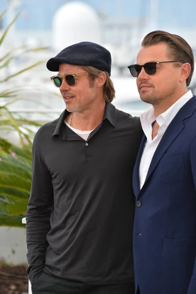 Brad Pitt e Leonardo DiCaprio — Fotografia de Stock