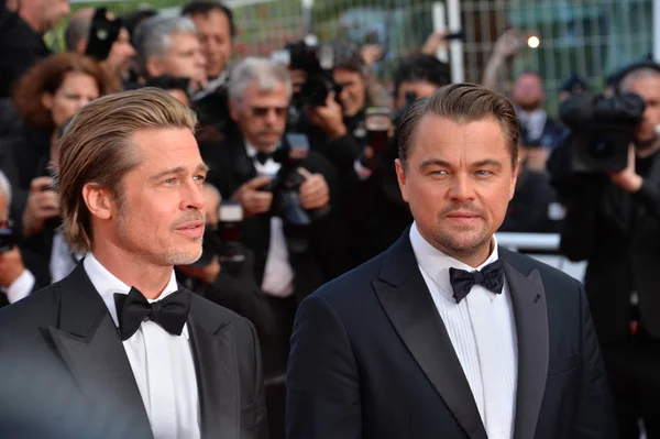 Brad Pitt y Leonardo DiCaprio — Foto de Stock