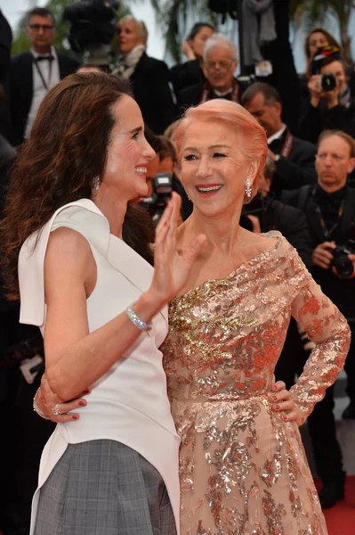 Andie MacDowell & Helen Mirren — Stockfoto