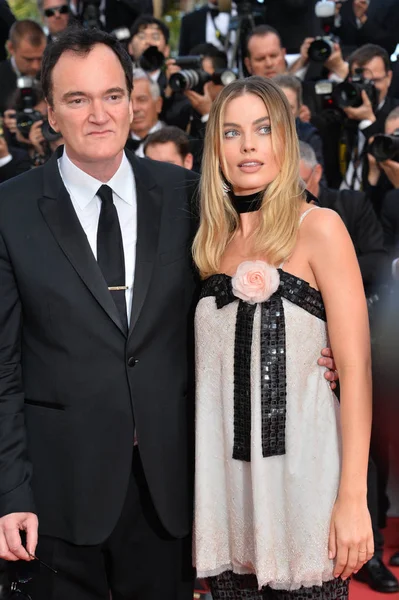 Quentin Tarantino & Margot Robbie — Stok fotoğraf