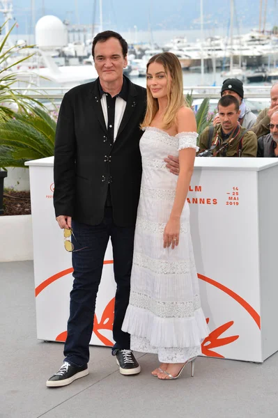 Quentin Tarantino & Margot Robbie — Stock fotografie