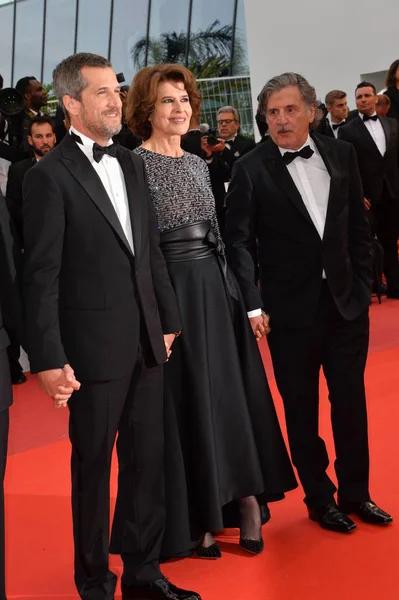 Guillaume Canet, Fanny Ardant & Daniel Auteuil — Foto de Stock