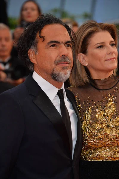 Alejandro González Inarritu & Maria Eladia Hagerman — Foto de Stock