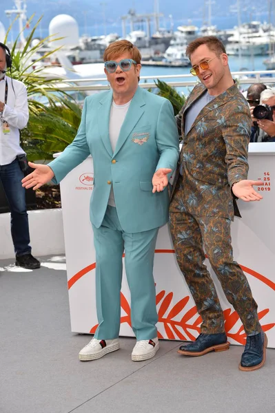 Elton John & Taron Egerton — Stockfoto