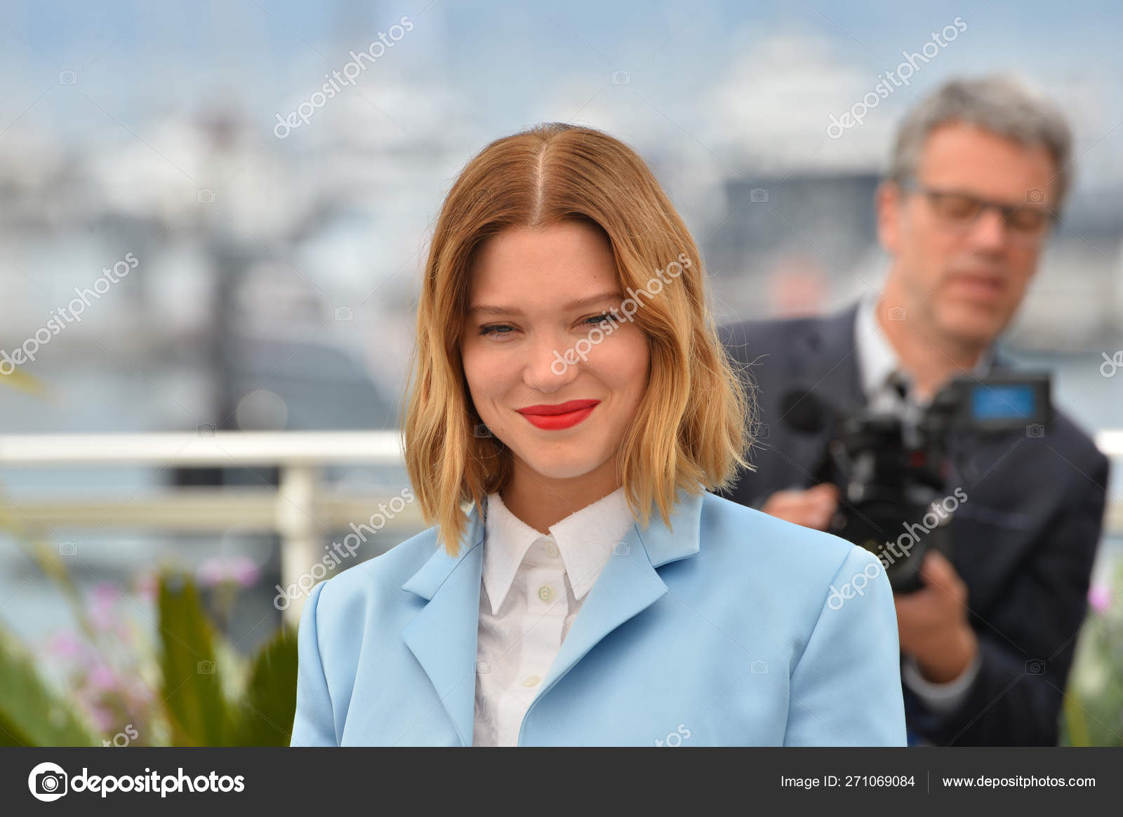 Lea Seydoux attends the screening of 'Oh Mercy! during the 72nd