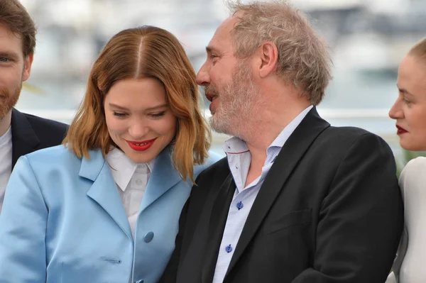 Lea Seydoux & Arnaud Desplechin — Stockfoto