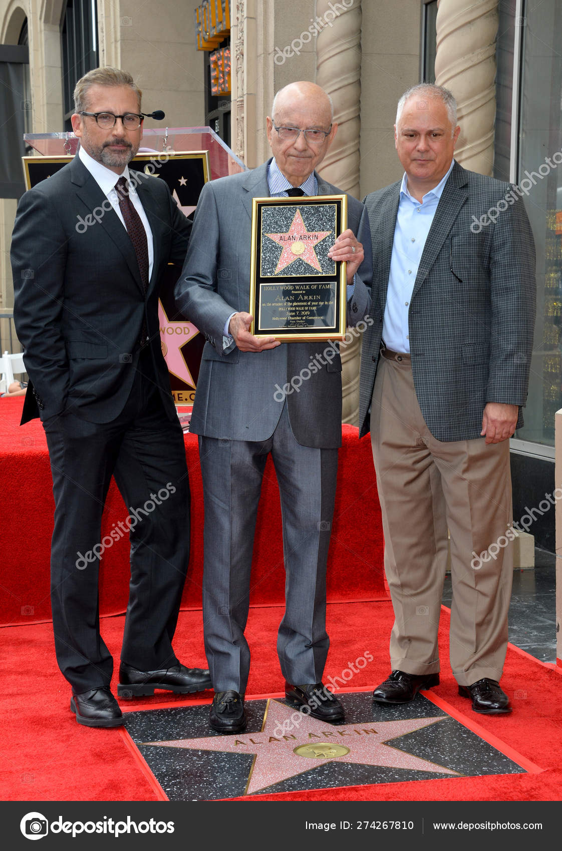 Steve Carrell, Alan Arkin & Matthew Arkin Stock Editorial Photo