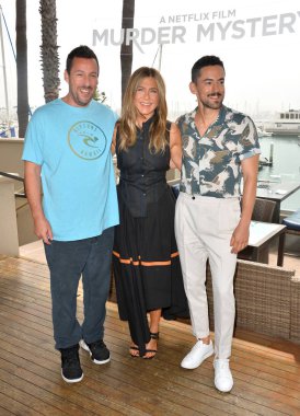Adam Sandler, Jennifer Aniston & Luis Gerardo Mendez clipart