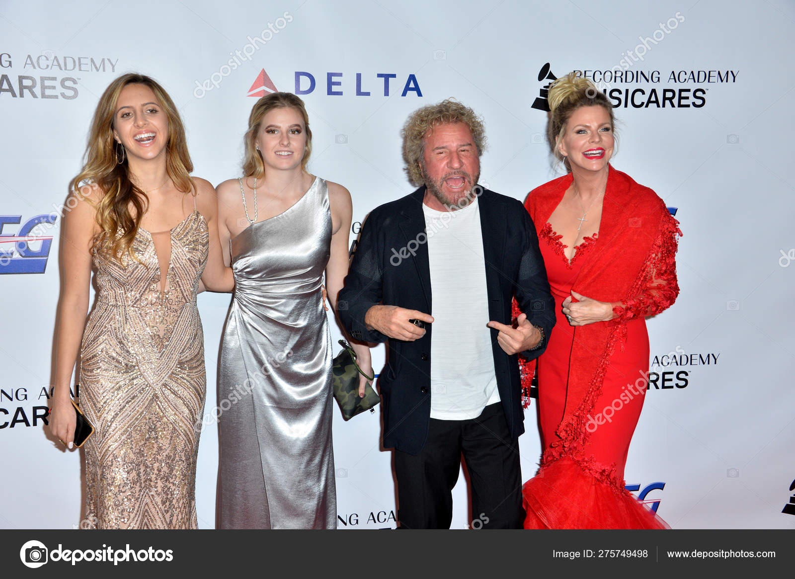 Sammy Hagar, Kari Karte, Kama Hagar & Samantha Hagar – Stock Editorial