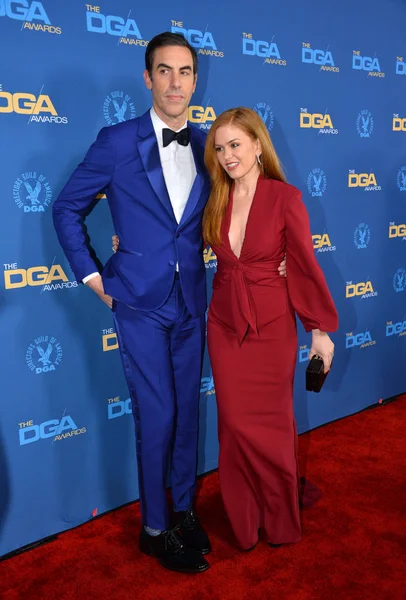 Sacha barão cohen & isla fisher — Fotografia de Stock