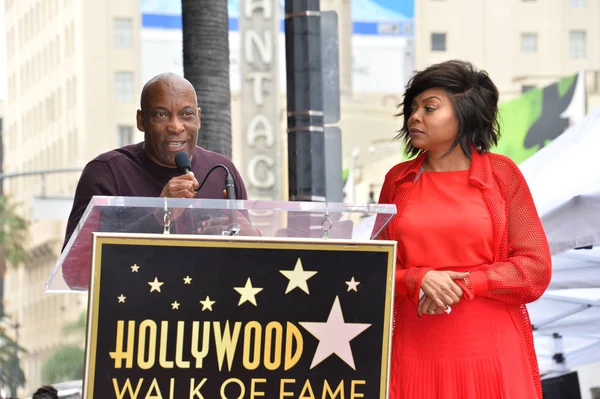 Taraji P. Henson & John Singleton — Foto de Stock