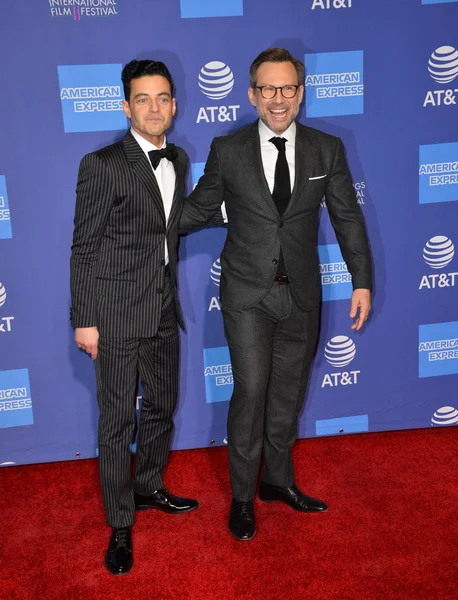 Rami Malek & Christian Slater — Stock Photo, Image