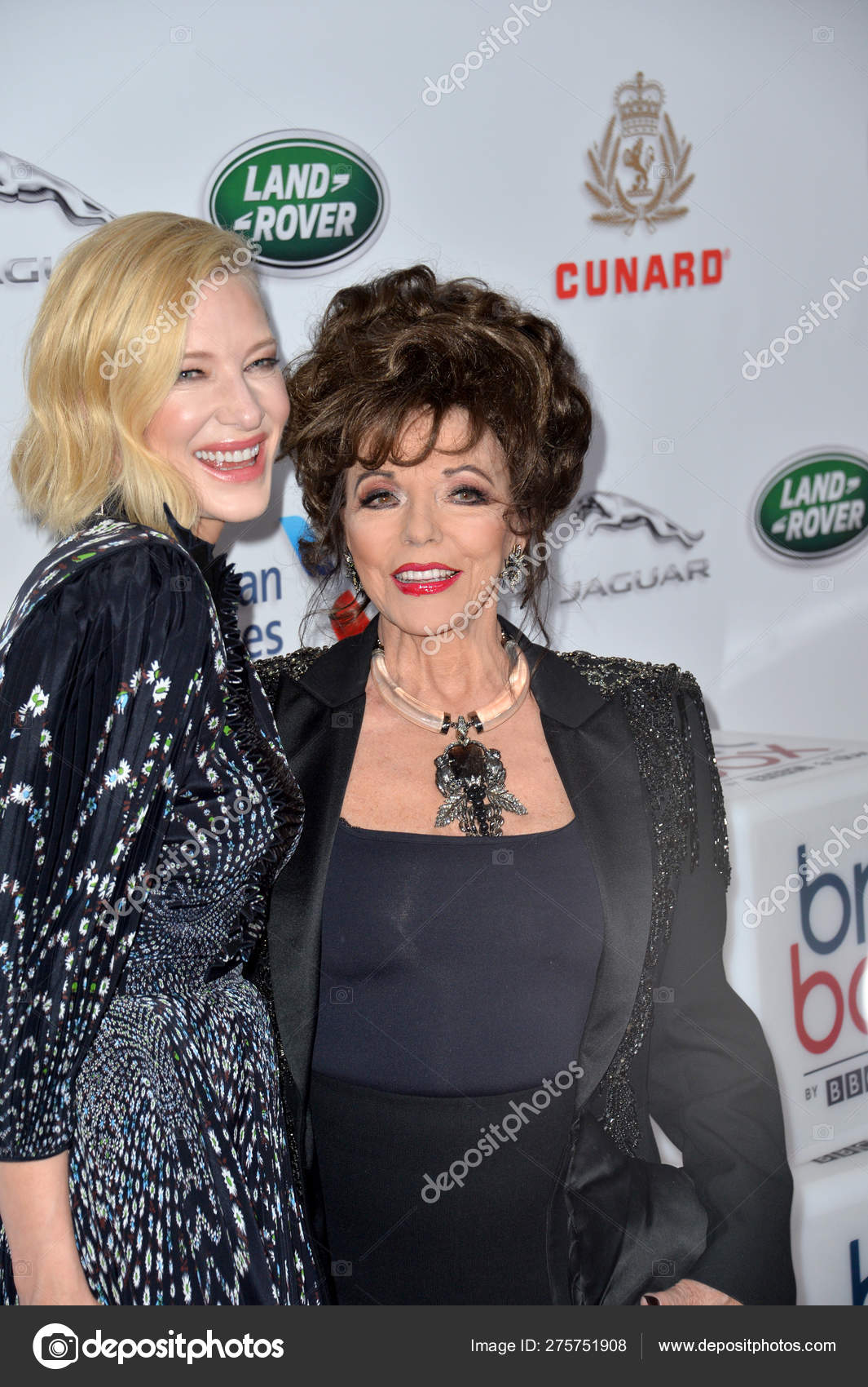 Cate Blanchett Joan Collins — Stock Editorial Photo