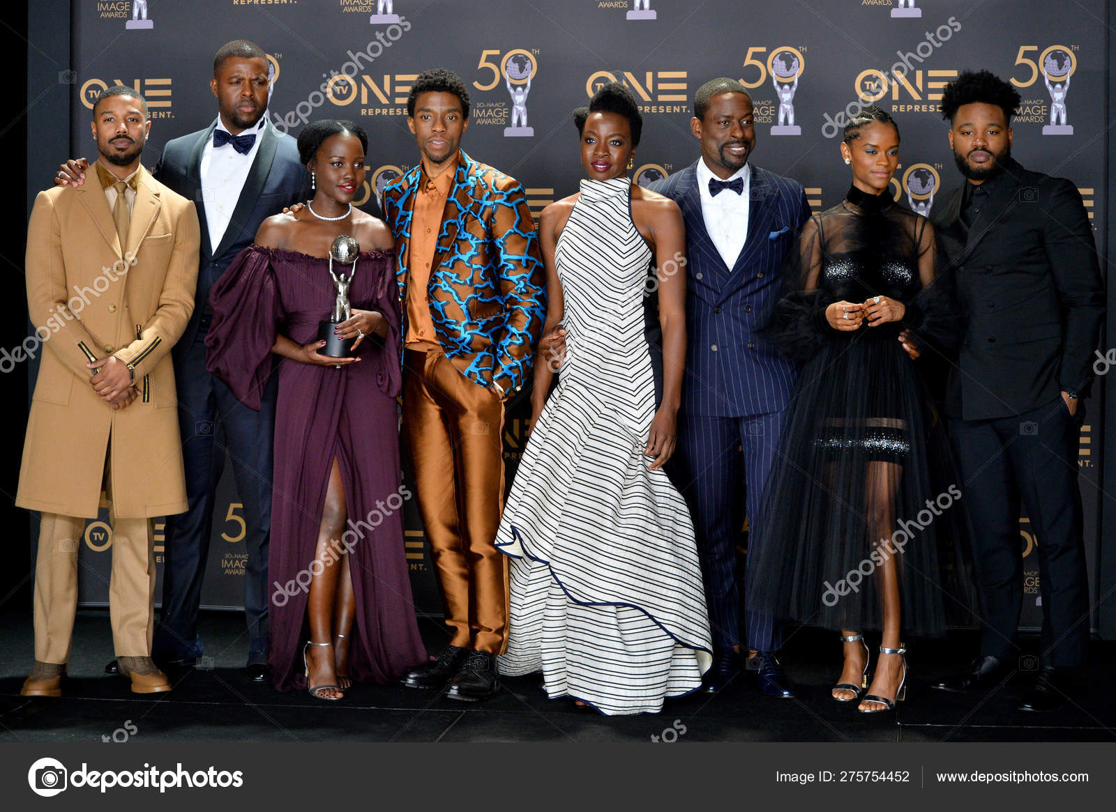 Black Panther, Michael Jordan, Winston Duke, Lupita Nyong'o