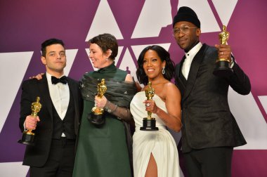 Rami Malek, Olivia Colman, Regina King & Mahershala Ali