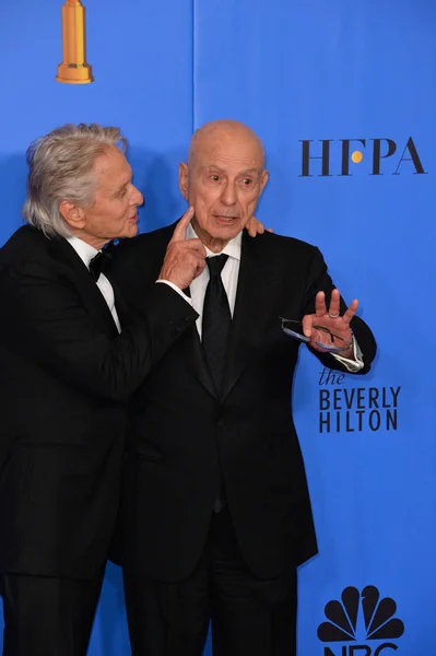 Michael Douglas y Alan Arkin — Foto de Stock