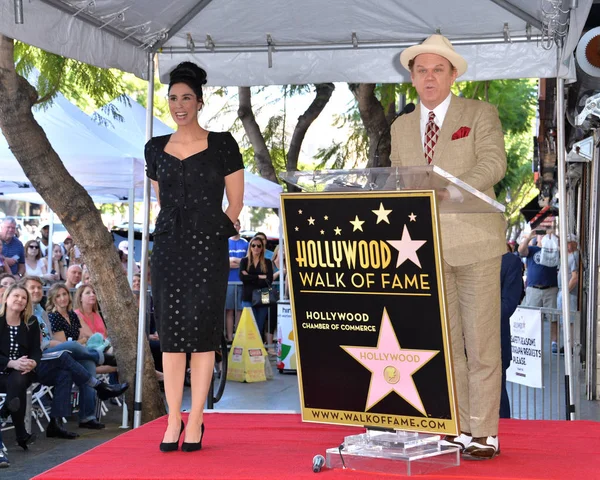 Sarah Silverman reggeli John C. Reilly — Stock Fotó