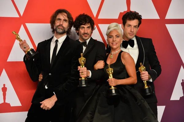 Mark Ronson, Lady Gaga, Anthony Rossomando et Andrew Wyatt — Photo