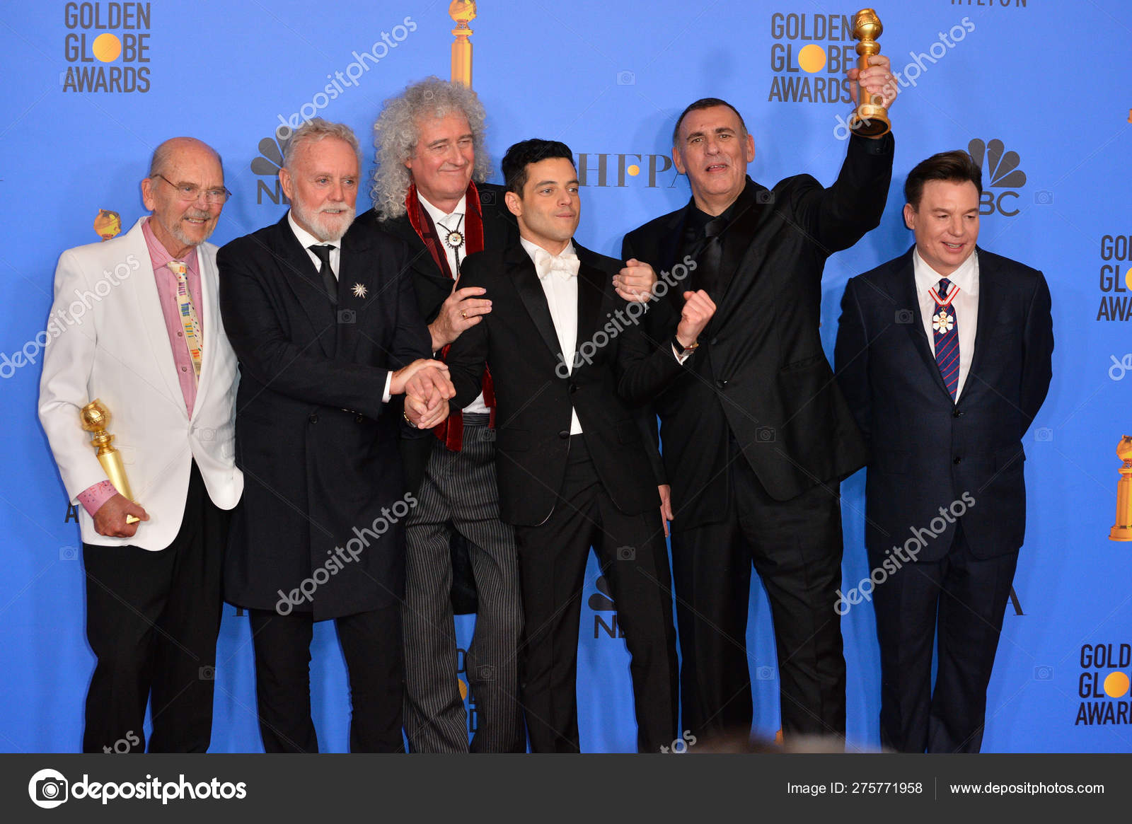 Джим Бич, Роджер Тейлор И Брайан Мэй Из Queen, Рами Малек, Грэм.