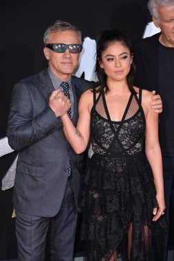 Christoph Waltz & Rosa Salazar