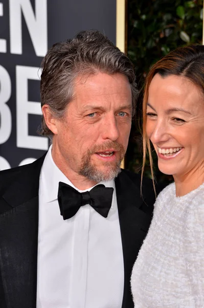 -Hugh Grant reggeli Anna Elisabet Eberstein — Stock Fotó