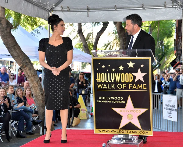 Sarah Silverman reggeli Jimmy Kimmel — Stock Fotó