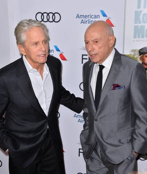 Michael Douglas & Alan Arkin — Foto Stock