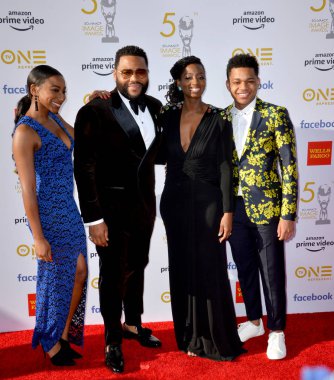 Anthony Anderson, Alvina Stewart, Kyra Anderson & Nathan Anderson